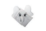 Toalla 3D de baño con gorrito de animalito