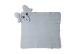 Toalla 3D de baño con gorrito de animalito