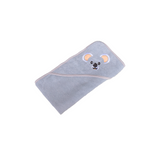 Toalla básica de baño con gorrito de animalito