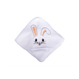 Toalla básica de baño con gorrito de animalito