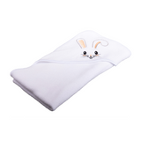 Toalla básica de baño con gorrito de animalito