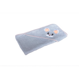 Toalla básica de baño con gorrito de animalito