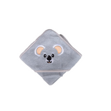 Toalla básica de baño con gorrito de animalito
