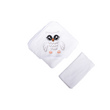 Toalla básica de baño con gorrito de animalito